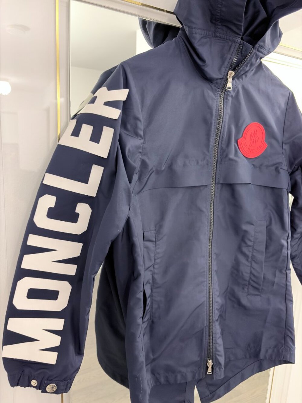 MONCLER Boys' Granduc Giubbotto Jacket (SIZE 12) - Picture 3 of 7